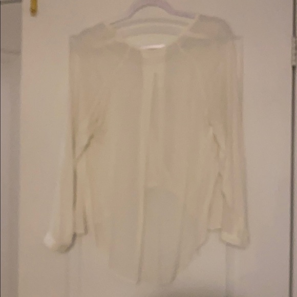 White shirt long blouse - Picture 4 of 4